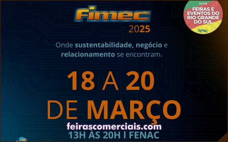 Feira Fimec 2025 na Fenac, em Novo Hamburgo : projeto da Fábrica Conceito reunirá 80 empresas